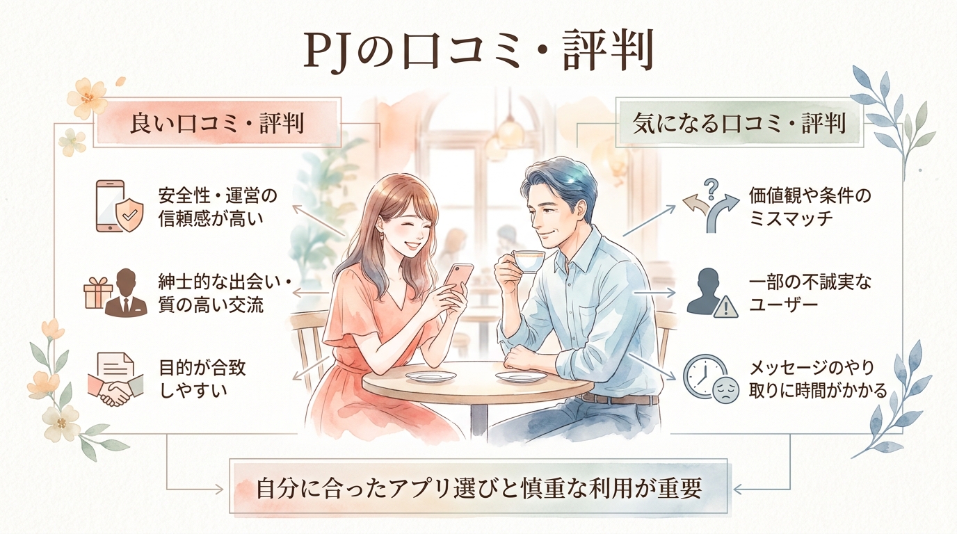 PJの口コミ・評判