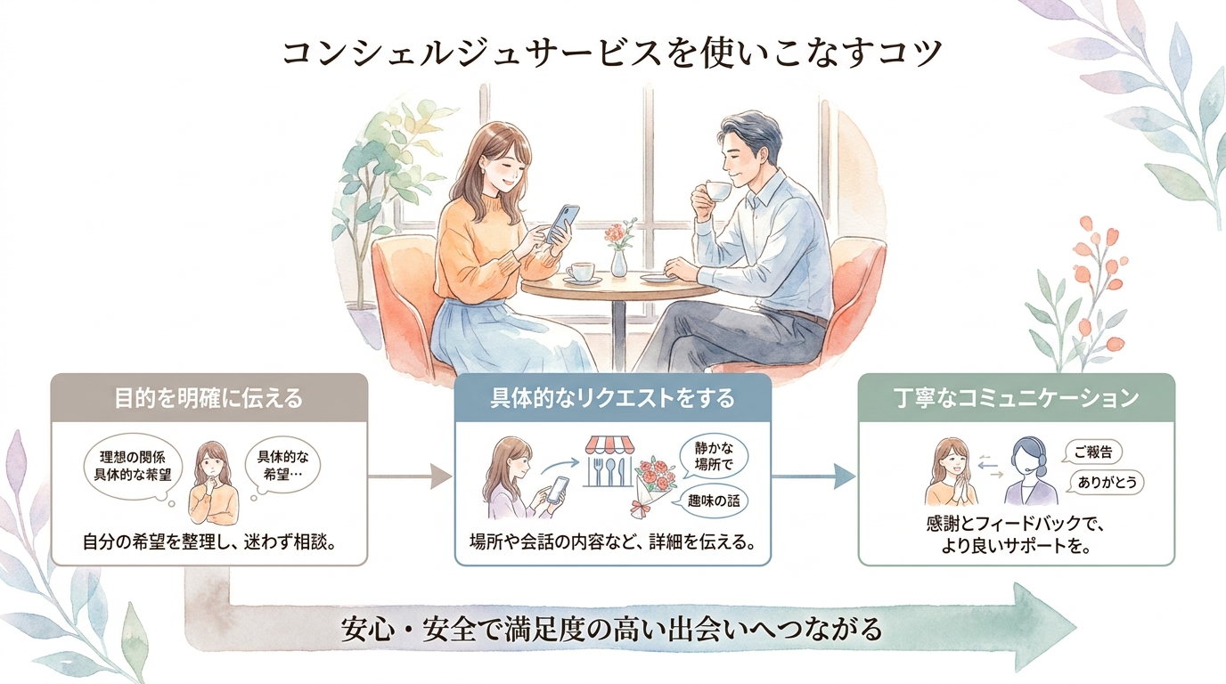 コンシェルジュサービスを使いこなすコツ