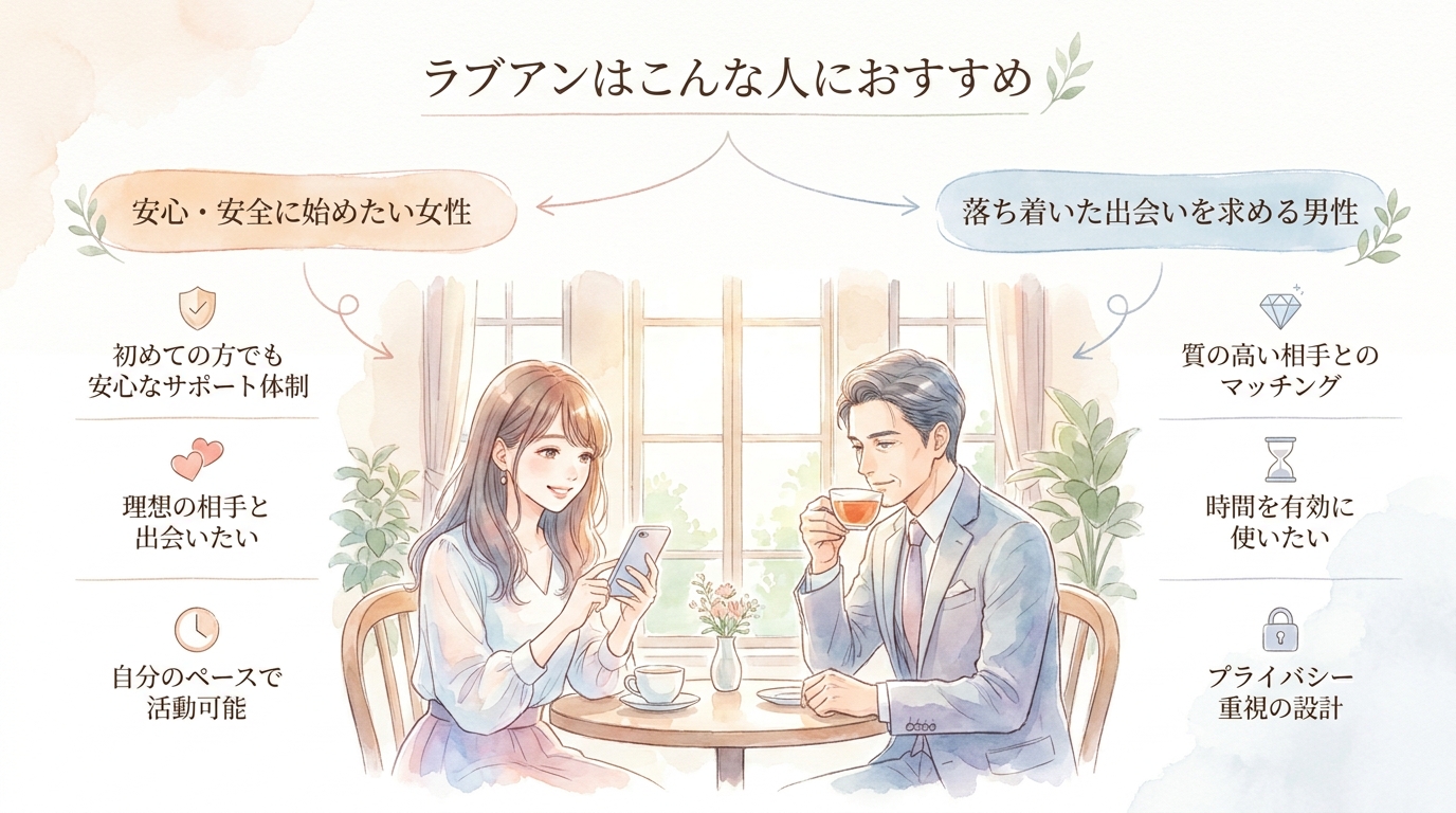 ラブアンはこんな人におすすめ