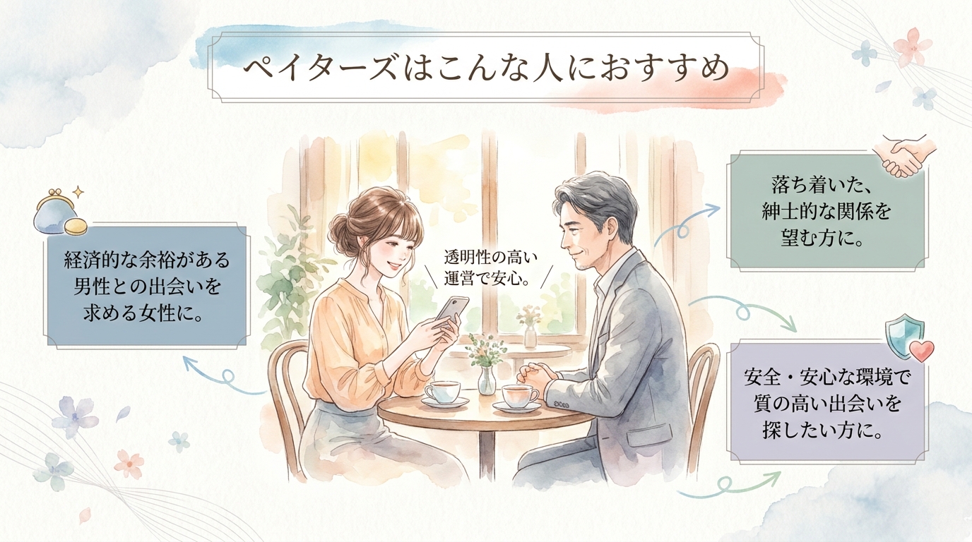 ペイターズはこんな人におすすめ