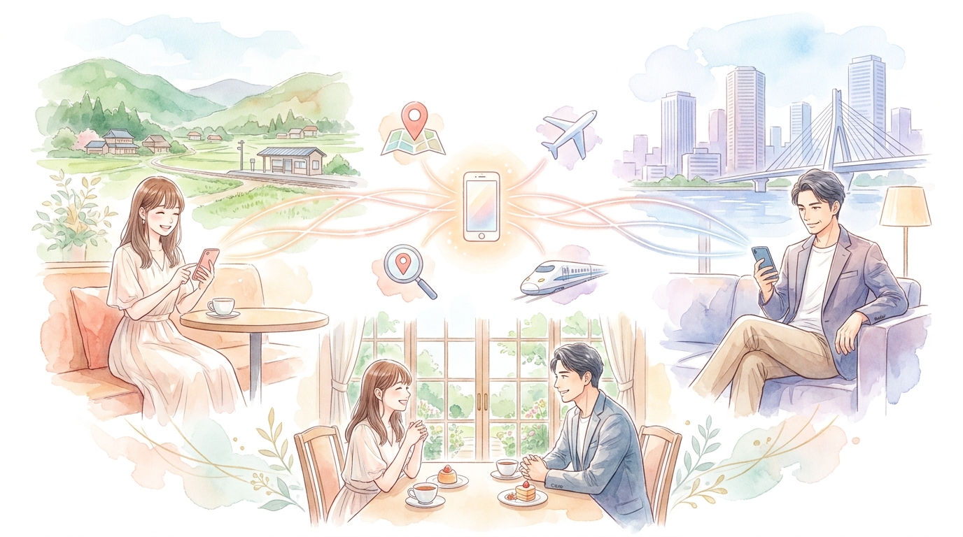 地方でも出会えると言われる理由